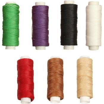 Mehrfarbige Polyester-Nähschnur 50m 0,45mm