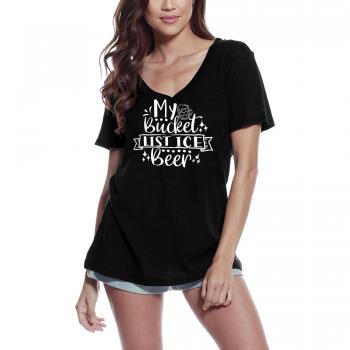 Camiseta ULTRABÁSICA Mujer Cerveza Fría My Bucket List