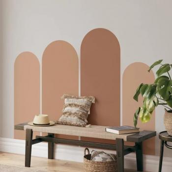 Beige Boho Väggdekal - Ark