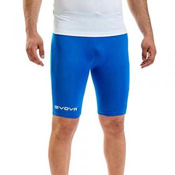 Givova Bermuda Skin Compression Tights Radlerhose blau XL