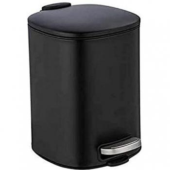 WENKO Kosmetik-Treteimer Alassio, 5 Liter, Schwarz
