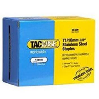 Punti in acciaio inox, 10 mm, confezione da 20.000 - Tacwise