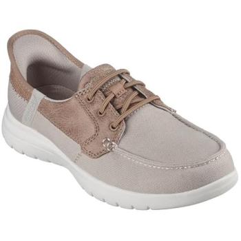 Chaussures Bateau Femme Skechers On-The-Go Flex Taupe