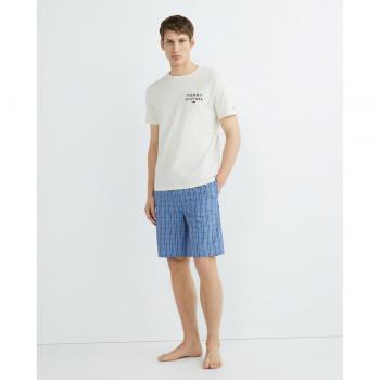 Pijama de hombre Tommy Hilfiger con pantalón de tela estampada y camiseta