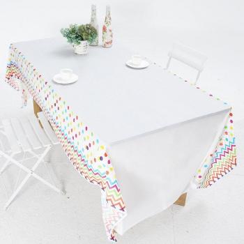 D & Z PE Tischabdeckung für Hochzeiten und Partys