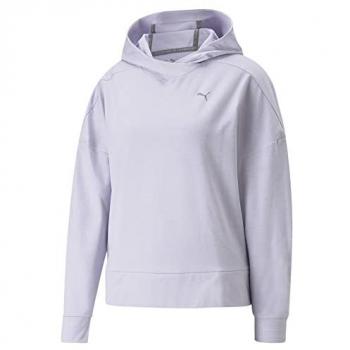 PUMA Damen Hoodie Train Cloudspun - SPRING LAVENDER HEATHER - S