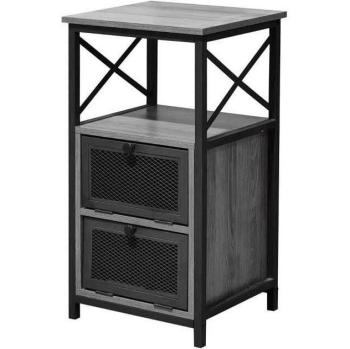 Ribaltante Industrial Chic 40×35×75 Grigio