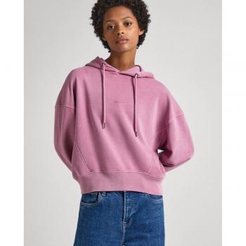 Sudadera de Mujer Rosa con Hombros Caídos