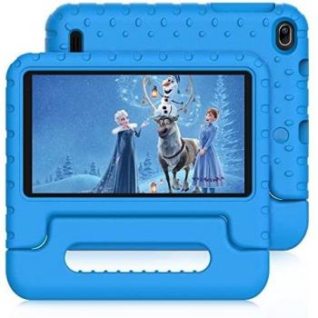JUSYEA Tablet para Niños 7 Pulgadas Android 11, 32 GB ROM, Wi-Fi, GPS, Bluetooth, Google Play, Juegos Educativos, Funda Silicona, Azul