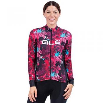 Ale Amazzonia Black & Strawberry Long Sleeve Jersey – Women's L