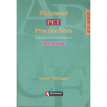 RICHMOND PET FOR THE CAMBRIDGE PRELIMINARY ENGLISH TEST. PRA