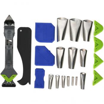 23-teiliges Gartenwerkzeugset mit Handschuhen und Düsen