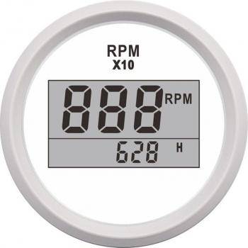 Indicador de RPM y Hora Marine 9V