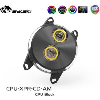 BYKSKI RGB CPU Water Block for AMD Ryzen