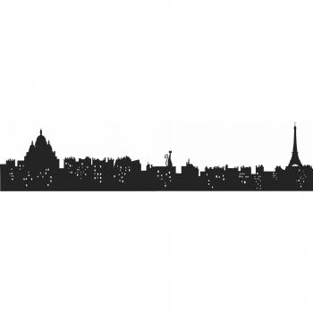 Thedecofactory RMK2309SLM Stickers Paysage Urbain Paris Giant Roommates Repositionnables