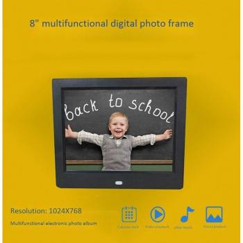 Digitale Fotolijst 8 Inch Scherm 1024x768 met MP3 MP4