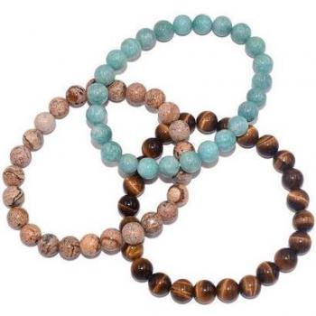 Multipack Schmuck Set Naturstein Eleganz