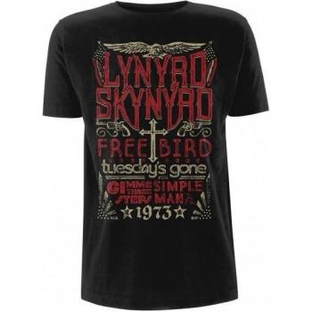 Lynyrd Skynyrd Unisex Volwassen Freebird 1973 Hits T-shirt M Zwart