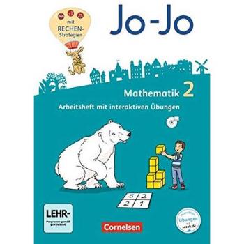 Jo-Jo Mathematik - Allgemeine Ausgabe 2018: 2. Schuljahr - Arbeitsheft: Mit interaktiven Übungen auf scook.de und CD-ROM