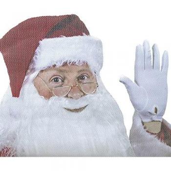 Ride With Santa Aufkleber – Thumbs Up Nikolaus Sticker
