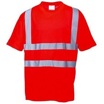 T-Shirt Haute Visibilité Portwest Xxl Rouge