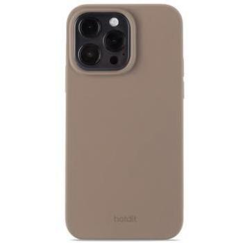 Holdit Silikonhülle (iPhone 15 Pro Max), Smartphone Hülle, Braun