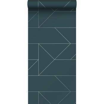 Papel Pintado Rayas Azules - 0,53 x 10,05 m - Origin Wallcoverings