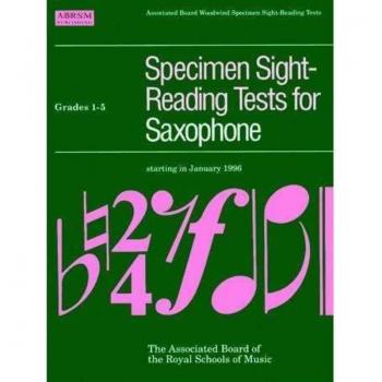 ABRSM ABRSM: Specimen Sight Reading Tests for Saxophone - Grad...