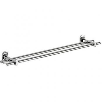 Chrom‑Duo Handtuchstange WENKO 22289100 – Zinkdruckguss