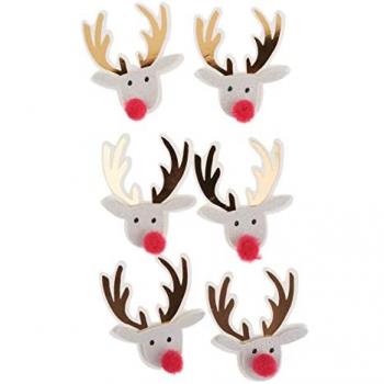 3D Sticker, Jolly Christmas, Rentier
