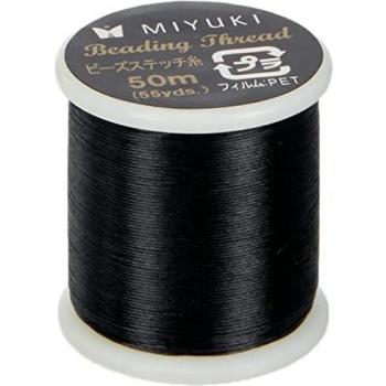 Nylon noir 0,27 mm – Fil de création de bijoux Rayher