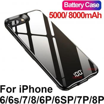Carcasa de carga externa para iPhone 6/6s/7/8 Plus