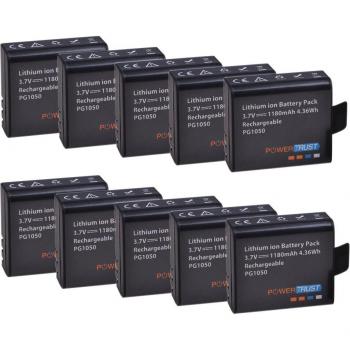 PowerTrust PG1050 4er Set 1180mAh für Actionkameras