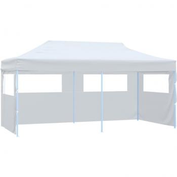 Vidaxl - Folding Pop-up Party Tent with Sidewalls 3x6 m Steel White
