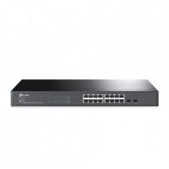 Swich de 16 Puertos Gigabit con 2 Ranuras SFP, TP-Link, Modelo TL-SG2218