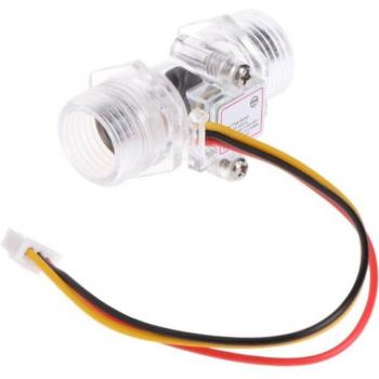 Wasserfluss-Sensor G1/2 mit Hall-Effekt Steuerung DC 5-15V