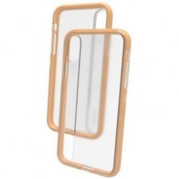 Cover compatibile GEAR4 D3O Windsor per iPhone X - Oro Trasparente