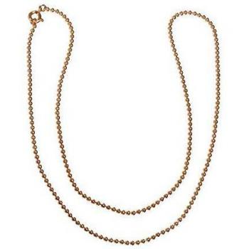 Goldene Kugelkette Rayher 22787616 – 60 cm Länge – 1,5 mm Durchmesser – Einzelstück