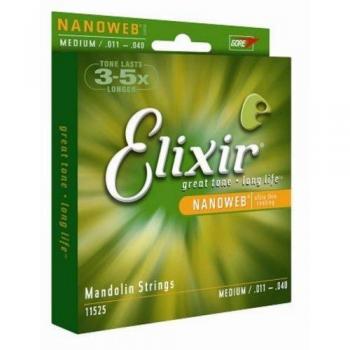 Corde de mandoline - Elixir (11525) Nonoweb Medium (Jeu Complet) 011/015/026/040