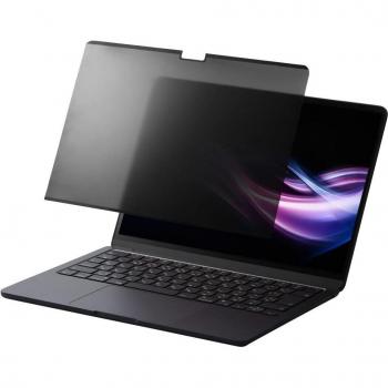 ELECOM 13.6” MacBook Air Shield – Magnetic Peep Prevention, UV Cut, Anti‑Glare