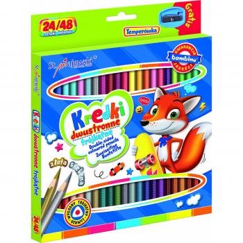 Pastelli Bifacciali per Bambini St. Majewski 24 Colori