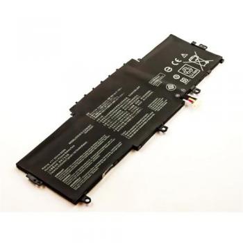 AGI Akku kompatibel mit Asus ZenBook 14 UX433FN-A5044T (1 Zellen, 4250 mAh), Notebook Akku, Schwarz