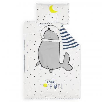 Kit de Cama Soft Wonder Kids Edition - 1 Lençol (135x200cm) e 1 Almofada (50x75cm) - Microfibra Respirável