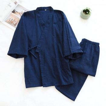Conjunto Kimonos de Algodón Gris