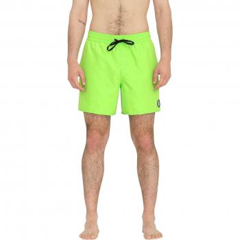 Volcom Electric Green Lido Swim Trunks 16 Men's S