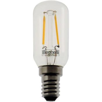 Beghelli Lampada Pera Filo LED ZafiroLED T26 E14 1,5W 3000°K Calda 140 LM 250x550H