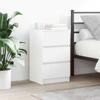 Biscotto Classico – Comodino 3 Cassetti Bianco