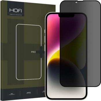 IPhone 13/13 Pro/14/16e Hofi Anti Spy Pro+ Sichtschutz Displayschutz - Schwarz Rand