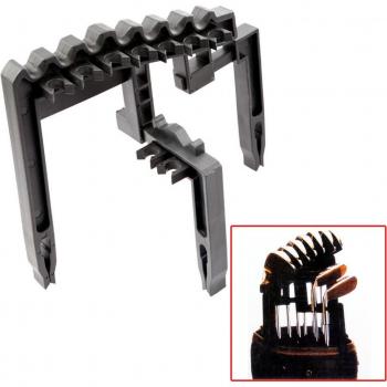 Soporte ajustable para ejes de palos de golf