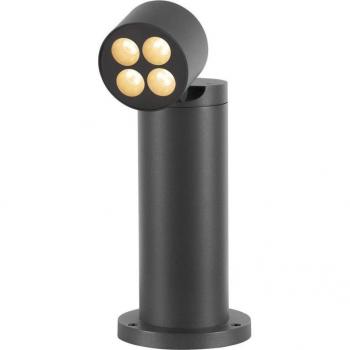 SLV R-Cube LED-Sockelleuchte Anthrazit 35 cm, 4x3,75W, 800lm, IP65